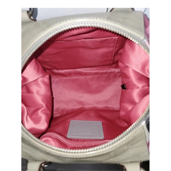 Coach Pink and Gray Women's Bag - Picture 4 of 14